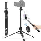 Tripé Vlogging KraftGeek 60 Suporte de tripé com controle remoto para telefone