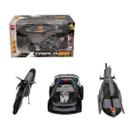 Triplo BS Kit polícia com Carro, Moto e Helicóptero - BS Toys