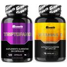 Triptofano 120 Caps + Vitamina D 75 Caps Growth Supplements Triptofano 120 Caps + Vitamina D 75 Caps Growth Supplements