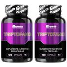 Triptofano 120 Cápsulas Growth Supplements Kit 2 Potes