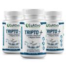 Triptomais 500mg 60 Cápsulas Triptofano Vitamina B3 e Magnésio Quelato Suplemento Alimentar EuAtivo