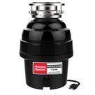 Triturador de lixo American Standard 10-US-AS-5-HD 1/2HP Preto Triturador de lixo American Standard 10-US-AS-5-HD 1/2HP Preto