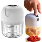 Triturador Elétrico Compacto 250ml Com Tampa de Segurança