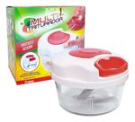 Triturador Multi-Cortador Manual Com 3 Lâminas Plástico Reforçado