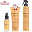 Trivitt Fluido Escova + Hidratação 200g+ Reparador de Pontas