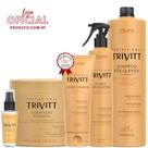 Trivitt - Hidratação 500g + Condicionador + Fluído para Escova + Reparador de Pontas + Shampoo 1L