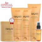 Trivitt: Hidratação Intensiva 500g, Kit Homecare com Leave-In e Power Oil 30ml