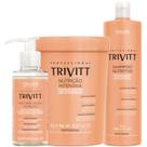 Trivitt - Kit Máscara Liquida de Nutrição 110ml com Nutrição Intensiva 1kg e Shampoo Nutritivo 1L