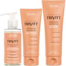Trivitt Kit Máscara Liquida de Nutrição 110ml com Nutrição Intensiva 200g e Shampoo Nutritivo 250ml