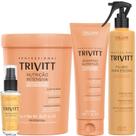 Trivitt Kit Nutrição: Nutrição Intensiva 1kg, Shampoo 250ml, Fluido de Escova e Reparador de Pontas