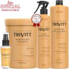 Trivitt - Shampoo 1L+Hidratação 1Kg+Fluido Escova+Reparador