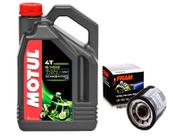 Troca de Óleo 4 Litros Motul 5100 15w50 Semissintético Suzuki Hayabusa / Boulervard / Bandit / Gsr 750 / Gsx 650f + Filtro