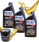 Troca De Oleo Cb 500 Cbr 600 Hornet 600 Mobil 20w50 + Filtro Troca De Oleo Cb 500 Cbr 600 Hornet 600 Mobil 20w50 + Filtro