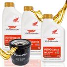 Troca de Óleo Cb 500x Cb 500f Óleo Honda 10w30 3 Litros Com Filtro Troca de Óleo Cb 500x Cb 500f Óleo Honda 10w30 3 Litros Com Filtro
