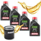 Troca de Óleo Cb 600f Hornet Cbr 650r Motul 5100 15w50 Com Filtro Troca de Óleo Cb 600f Hornet Cbr 650r Motul 5100 15w50 Com Filtro