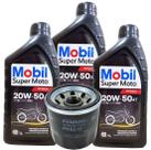 Troca de Óleo Mobil 20W50 Suzuki GSX 1300 R Hayabusa + Filtro