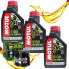 Troca de Óleo Motul 5100 15W50 3 Litros + Filtro Hiflo Hf204