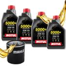 Troca de Óleo Nc 750x Cb 600f Hornet Cb 500x Cbr 500 Motul 5000 20w50 Com Filtro Troca de Óleo Nc 750x Cb 600f Hornet Cb 500x Cbr 500 Motul 5000 20w50 Com Filtro