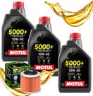 Troca de Óleo Para Bmw F650 Gs G650 Gs Motul 10w40 Com Filtro Hiflo