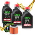 Troca de Óleo Para Bmw F650 Gs G650 Gs Motul 10w40 Com Filtro Hiflo