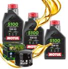 Troca de Óleo Para Bmw F750 Gs F850 Gs F800 Gs Motul 15w50 Com FIltro Hiflo