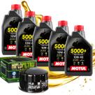 Troca de Óleo Para Bmw K1600 Motul 10w40 Com Filtro Hiflo