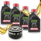 Troca de Óleo Para Bmw R1250 Gs R1200 Gs Motul 5100 15w50 Com Filtro