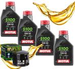 Troca de Óleo Para Bmw R1250 Gs R1200r Motul 15w50 Com Filtro