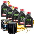 Troca de Óleo Para Harley Davidson Heritage 5 Litros 5100 15w50 Com Filtro Hiflo