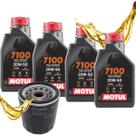 Troca de Óleo Para Harley Davidson Heritage Softail Classic Custom Motul 7100 20w50 Com Filtro