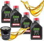 Troca de Óleo Para Triumph Tiger 800 Tiger 1200 Motul 5100 10w40 Com Filtro