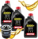 Troca de Óleo R3 R6 Mt03 Mt07 Mt09 Xj6 Motul 5000 10w40 Com Filtro Troca de Óleo R3 R6 Mt03 Mt07 Mt09 Xj6 Motul 5000 10w40 Com Filtro