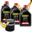 Troca de Óleo Shadow 750 Motul 3 Litros 5000 20w50 e Filtro