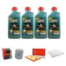 Troca Oleo 5w40 50888 + 3 Filtros Audi A3 Tsi 1.4 13/18