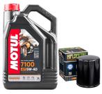 Troca Oleo Harley Road King Classic Motul 7100 5w40 + Hf170b