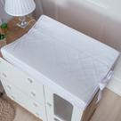 Trocador Anatômico de Bebê Luxo Pérola Branco