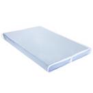 Trocador De Bebê Azul Liso Com Viés Branco Menino