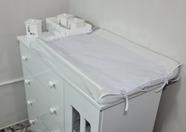 Trocador De Cômoda Anatômico Americano Plastificado Branco Trocador De Cômoda Anatômico Americano Plastificado Branco
