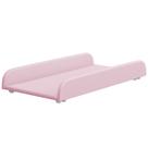 Trocador de Fraldas Almofadado para Berço Sintético Rosa - Lyam Decor