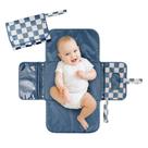 Trocador de fraldas portátil Tiny Twinkle Travel Blue Trocador de fraldas portátil Tiny Twinkle Travel Blue