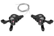 Trocador de Marcha Alavanca de câmbio Absolute, modelo MX9 para bicicletas de 2/3 x 9 velocidades (18 ou 27 marchas).