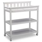 Trocador Delta Children Flat Top Bianca White com Rodas
