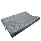 Trocador Fralda Bebe Cômoda Americano Chevron Cinza