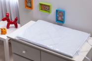 Trocador para comoda de bebe Todo Branco modelo Guippir Luxo Nervurado