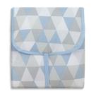 Trocador Portátil c/ Bolsos Internos - Losango Azul Trocador Portátil c/ Bolsos Internos - Losango Azul