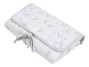 Trocador portátil impermeável com acolchoado e porta fraldas para bebê papi malhas confortavel