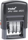 Trodat Carimbo de data 4820 - 0,9 cm x 3,5 cm