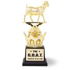 Troféu Alpha Awards G.O.A.T. Coroa Dourada 22 cm