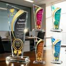 Troféu de Acrílico em Formato Octogonal Personalizado para Empresas