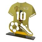 Troféu Jogador Personalizado - Acrílico Espelhado